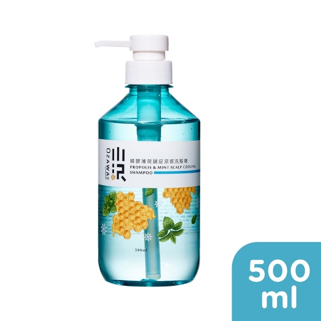 OZAWAKEI 小澤蜂膠薄荷頭皮涼感洗髮精 500ml