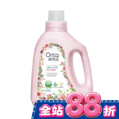 ORITA 歐芮坦小蘇打洗衣皂精(薔薇香氛)1500g image