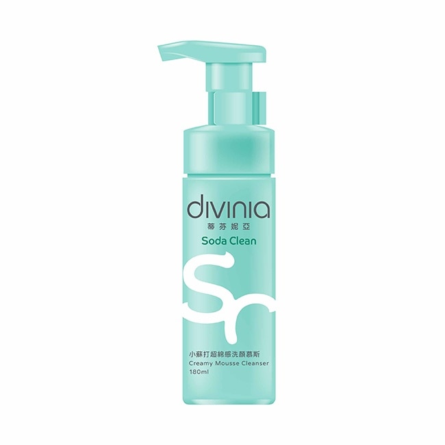 Divinia 蒂芬妮亞 小蘇打超綿感洗顏慕斯 180ml
