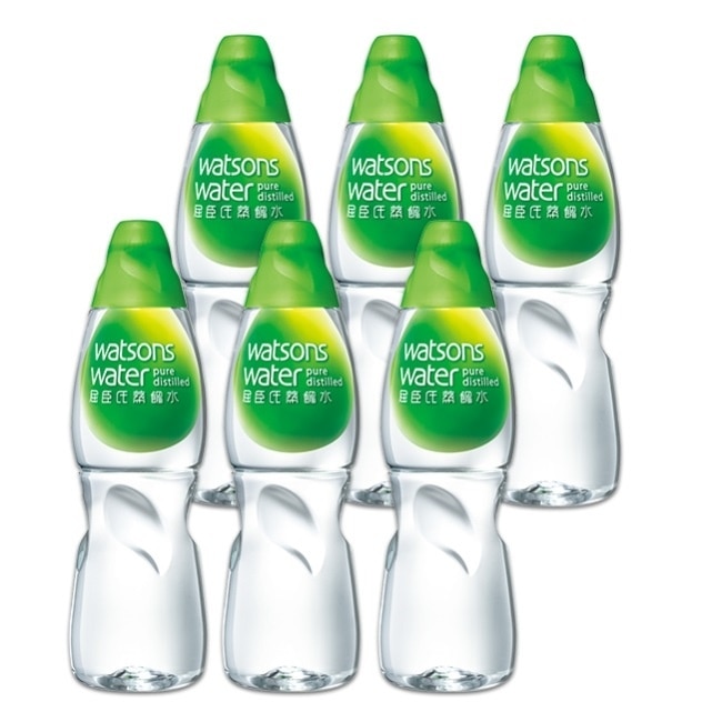 屈臣氏蒸餾水 800ml x 24瓶/箱-箱購