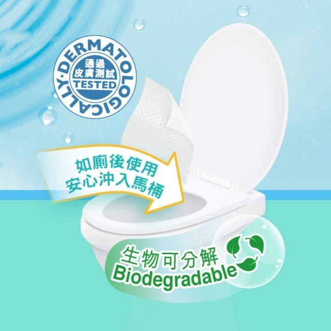 屈臣氏抗菌濕式衛生紙10片X3包 image