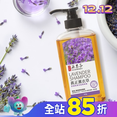 GUBAO古寶無患子 古寶無患子真正薰衣草舒緩乾癢洗髮精華露450g