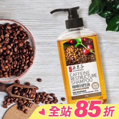 GUBAO古寶無患子 古寶無患子咖啡因控油強健髮根洗髮精華露450g