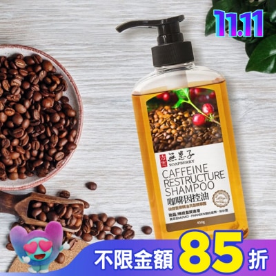 GUBAO古寶無患子 古寶無患子咖啡因控油強健髮根洗髮精華露450g