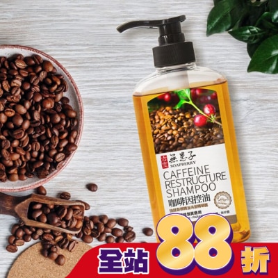 GUBAO古寶無患子 - 古寶無患子咖啡因控油強健髮根洗髮精華露450g