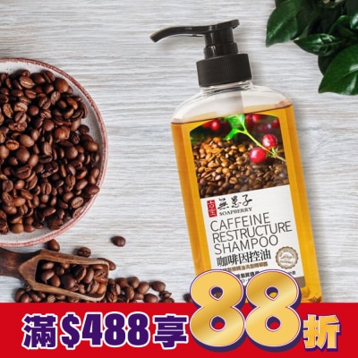 GUBAO古寶無患子 古寶無患子咖啡因控油強健髮根洗髮精華露450g