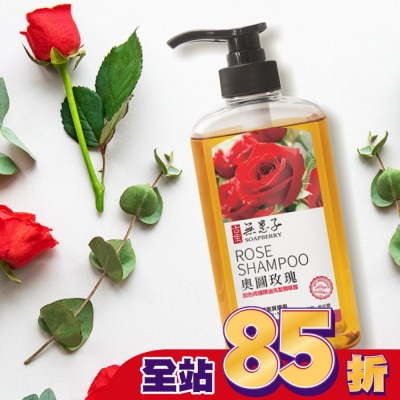 GUBAO古寶無患子 - 古寶無患子奧圖玫瑰固色修護洗髮精華露450g