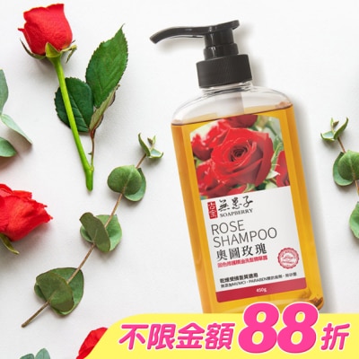 GUBAO古寶無患子 - 古寶無患子奧圖玫瑰固色修護洗髮精華露450g