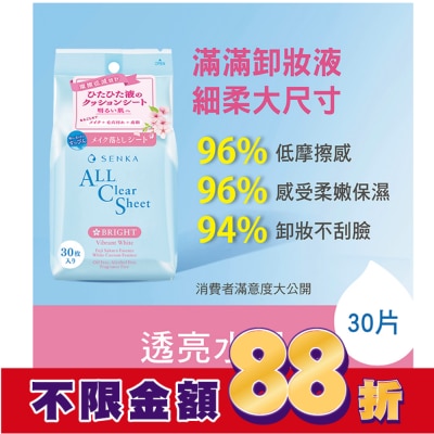 PERFECT 洗顏專科超微米透亮卸妝棉