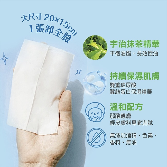 洗顏專科超微米控油卸妝棉30入