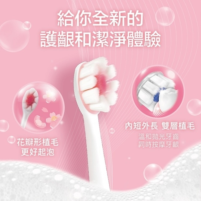 高露潔ProClinical電動牙刷替換刷頭2入裝(CUSHION CLEAN)