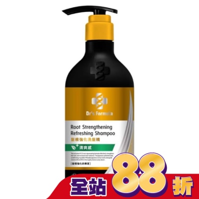 台塑生醫 - Dr’s Formula髮根強化洗髮精580g-清爽感(三代)