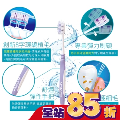 LION 獅王 獅王細潔彈力Super牙刷單支