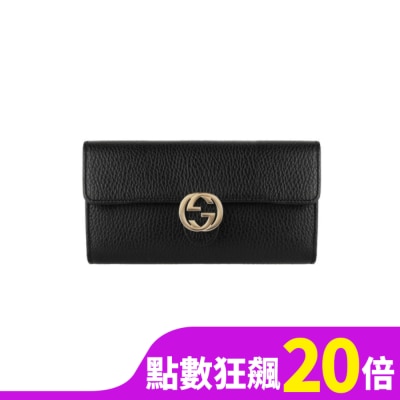 GUCCI GUCCI 雙G鐵牌長夾