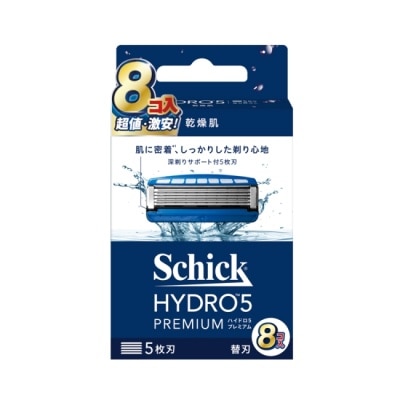 Schick 舒適 舒適水次元5 Premium刮鬍刀頭8入裝