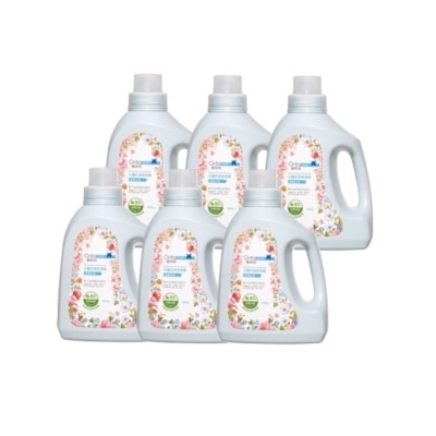 Orita歐芮坦 歐芮坦小蘇打洗衣皂精1500g(新)-6瓶/ 箱-箱購