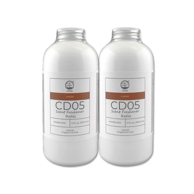 OSMI-CD05環境淨味噴霧補充瓶-檜木風味(500ml)2瓶