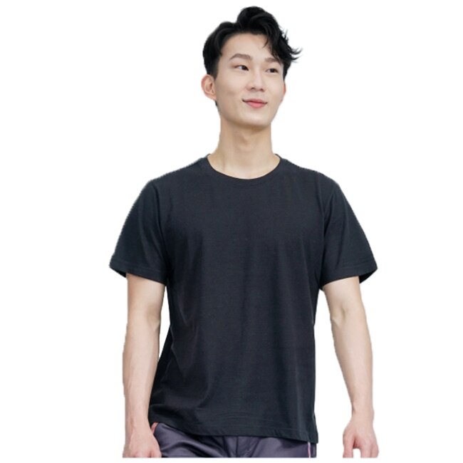 海夫 COOCHAD Cupro爽涼纖維T-Shirt經典版型 黑(Cupro158-009)_S