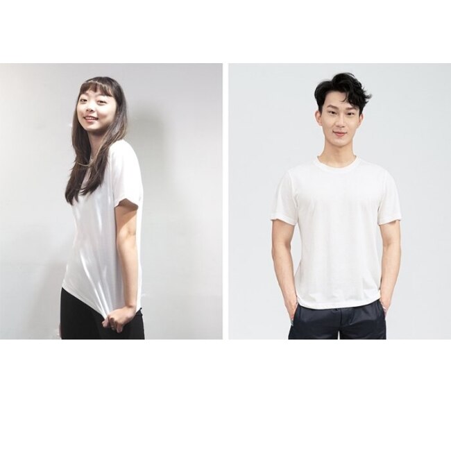 海夫 COOCHAD Cupro爽涼纖維T-Shirt經典版型 白(Cupro158-009)XL