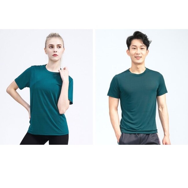 海夫COOCHAD Cupro爽涼纖維T-Shirt經典版型 墨綠(Cupro158-009)L