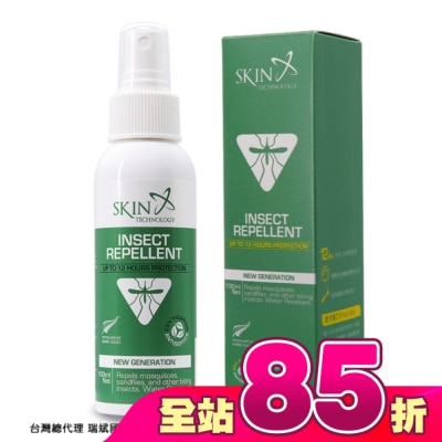 SKIN TECHNOLOGY - 紐西蘭25%派卡瑞丁 瑞斌12H長效防蚊液100ml