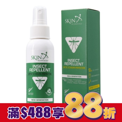 SKIN TECHNOLOGY 紐西蘭25%派卡瑞丁 瑞斌12H長效防蚊液100ml