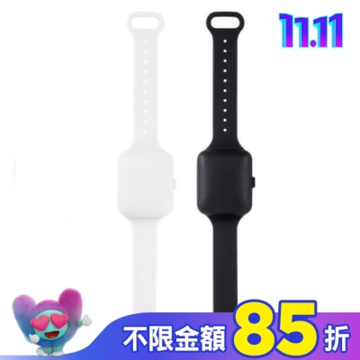 KO BAND K.O.BAND 清淨抗菌防護手環2入組-時尚黑/白