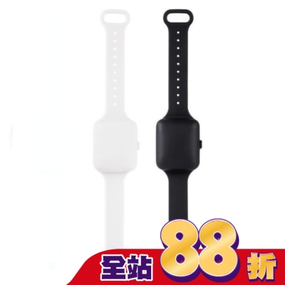 KO BAND K.O.BAND 清淨抗菌防護手環2入組-時尚黑/白