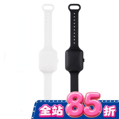 KO BAND - K.O.BAND 清淨抗菌防護手環2入組-時尚黑/白 image
