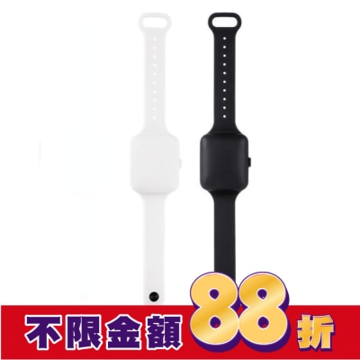 KO BAND K.O.BAND 清淨抗菌防護手環2入組-時尚黑/白