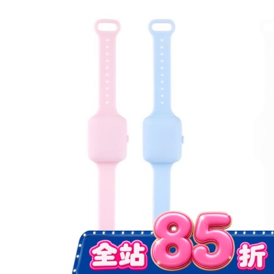 KO BAND - K.O.BAND 清淨抗菌防護手環2入組-天空藍/粉紅 image