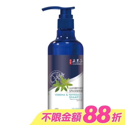 GUBAO古寶無患子 - 古寶無患子沁涼馬鞭草薄荷SPA洗髮精露450g