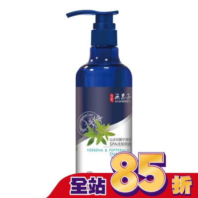 GUBAO古寶無患子 古寶無患子沁涼馬鞭草薄荷SPA洗髮精露450g