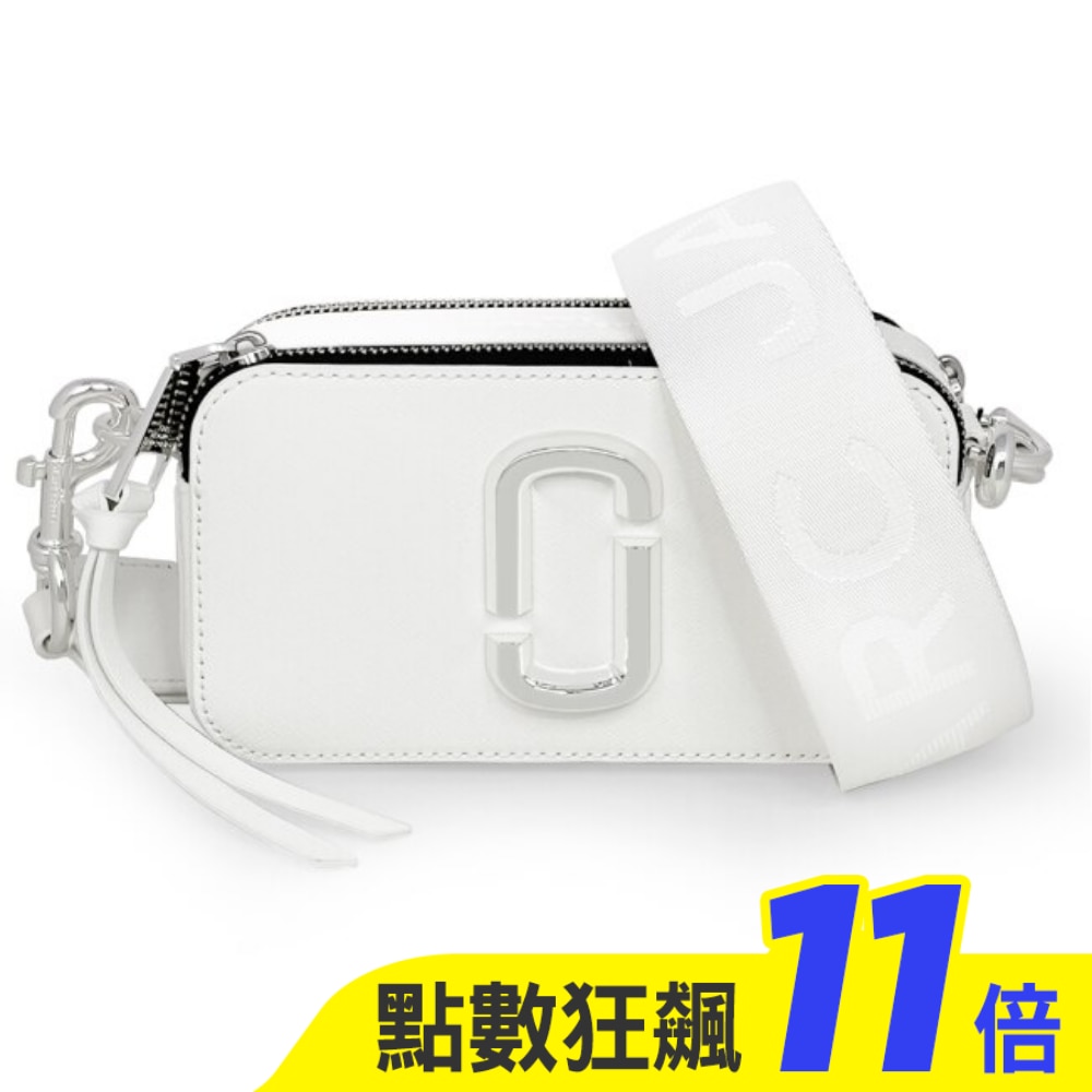 MARC JACOBS THE SNAPSHOT全白相機包