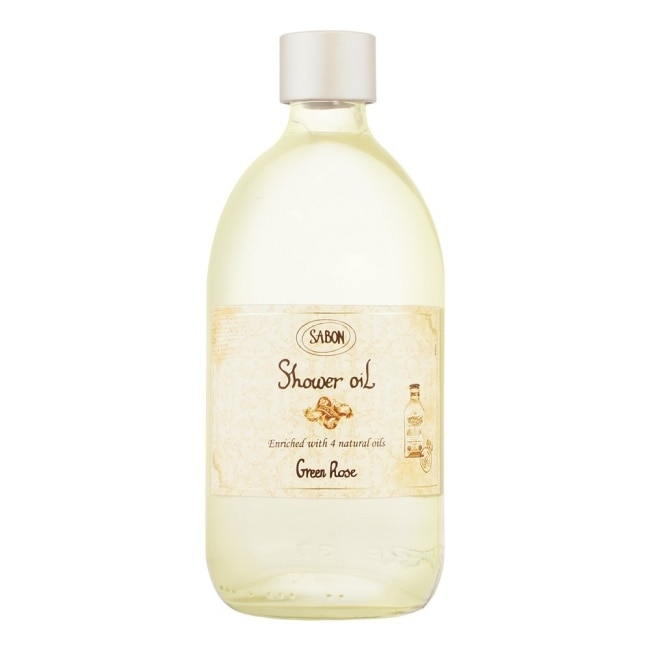 SABON 以色列綠玫瑰沐浴油(500ml)