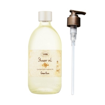 SABON SABON 以色列綠玫瑰沐浴油(500ml) 附壓頭_國際航空版