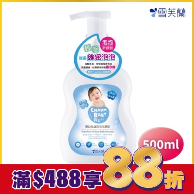 雪芙蘭 雪芙蘭親貝比嬰幼兒溫和泡泡慕斯(洗髮沐浴2合1)500ml