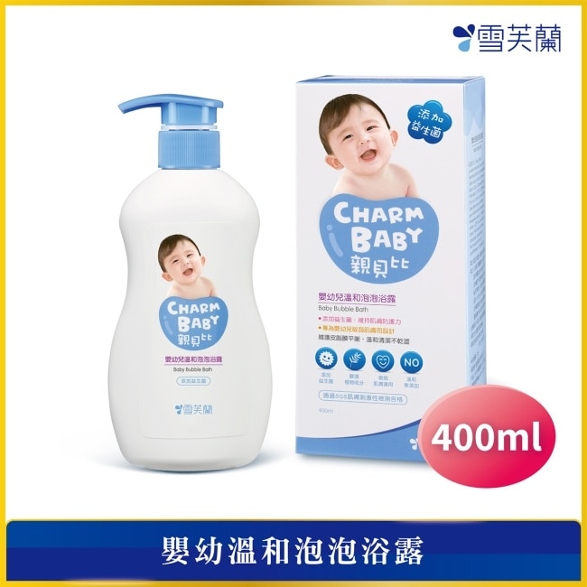 雪芙蘭親貝比嬰幼兒溫和泡泡浴露400ml
