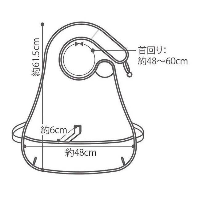 【海夫健康生活館】LZ SKATER 餐用圍兜兜 藍格1入(B0168)