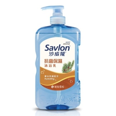 SAVLON沙威隆 沙威隆抗菌保濕沐浴乳-琥珀雪松850g