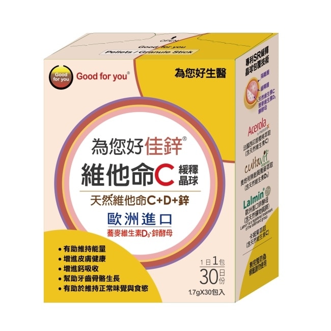 為您好佳鋅維他命C