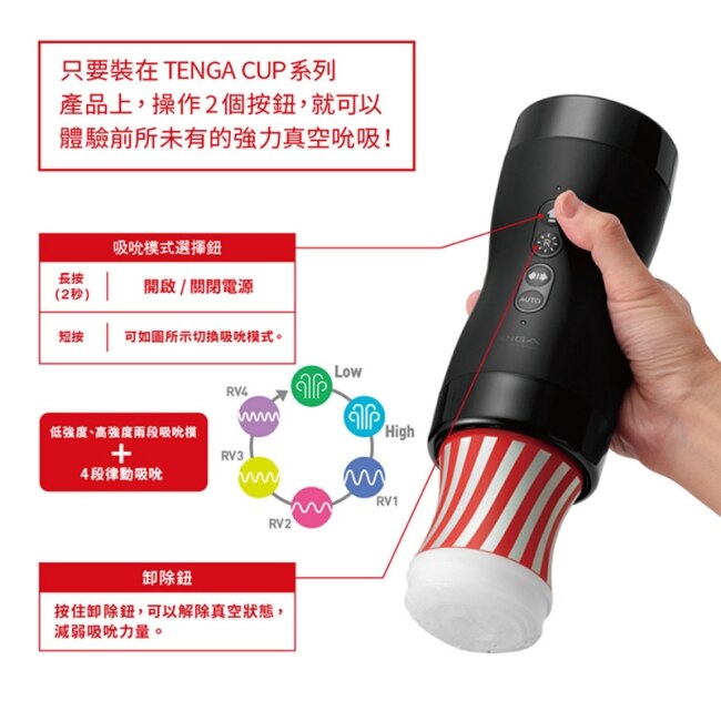 TENGA-VACUUM GYRO ROLLER 真空迴炫控