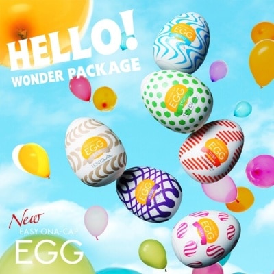 TENGA TENGA EGG WONDER 歡樂系列 WONDER PACKAGE 歡樂綜合蛋(6入)