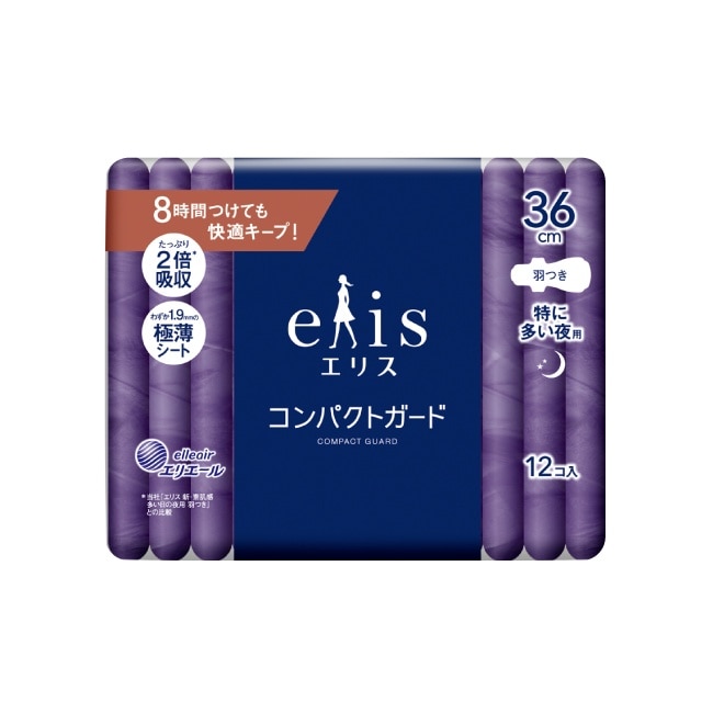 elis愛麗思GO出色極致薄夜用36cm 12片
