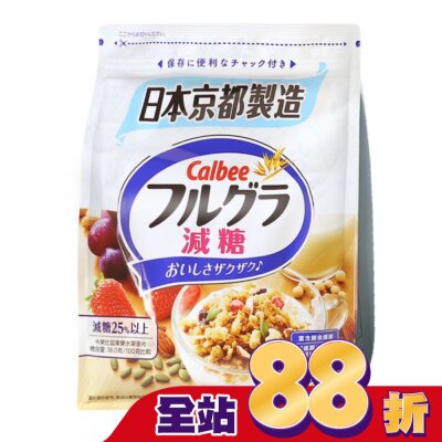 CALBEE - 卡樂比富果樂減糖水果麥片350g