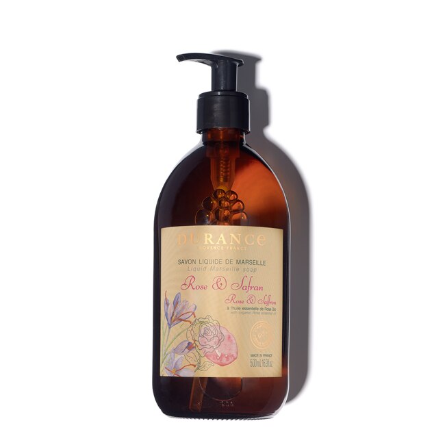 DURANCE朵昂思 精油馬賽液態皂(500ml)-玫瑰番紅花-公司貨