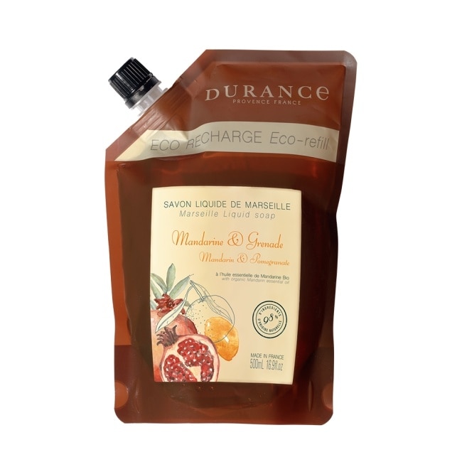 DURANCE朵昂思 精油馬賽液態皂補充包(500ml)-青檸石榴-公司貨