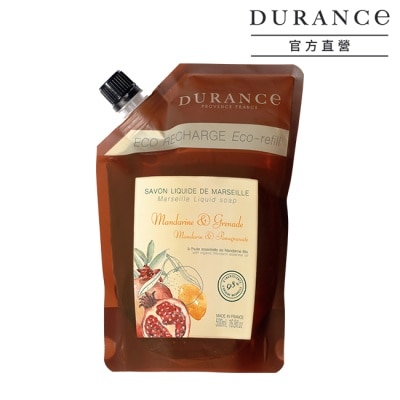 DURANCE DURANCE朵昂思 精油馬賽液態皂補充包(500ml)-青檸石榴-公司貨
