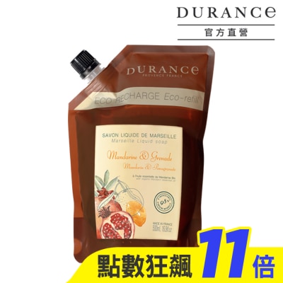 DURANCE 朵昂思 DURANCE朵昂思 精油馬賽液態皂補充包(500ml)-青檸石榴-公司貨