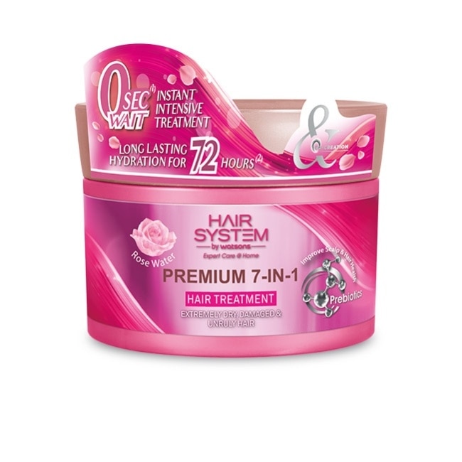 HAIR SYSTEM 極致7合1玫瑰修護髮膜180ml image